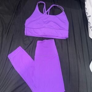 Women’s Lululemon purple set